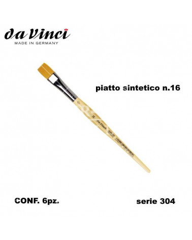 DA VINCI PENNELLO PIATTO JUNIOR N.16 304 [6PZ]