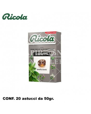 RICOLA LIQUIRIZIA 20pz.