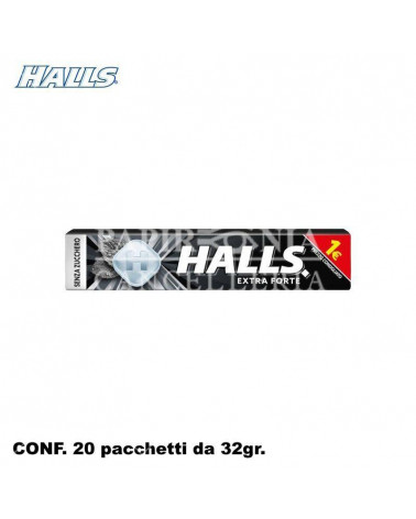 HALL'S NERA EXTRAFORTE S/Z 32gr.20pz.