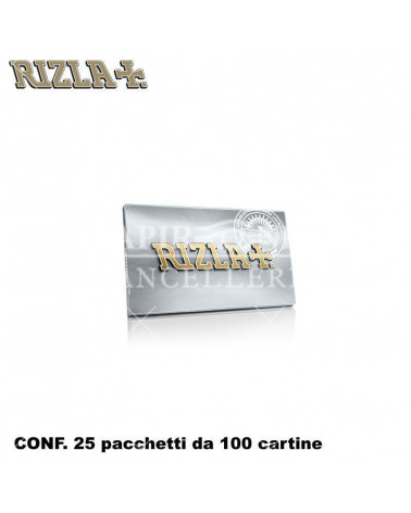 RIZLA CARTINE DOPPIA SILVER 100PZ [25CF] (2500)