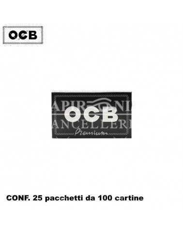 OCB CARTINE CORTA DOPPIA NERA 100PZ x [25CF] (2500)