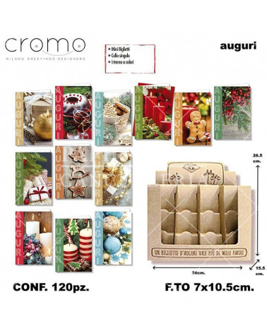 CROMO MINI BIGLIETTI 7X10,5 NT.7142 [120PZ]