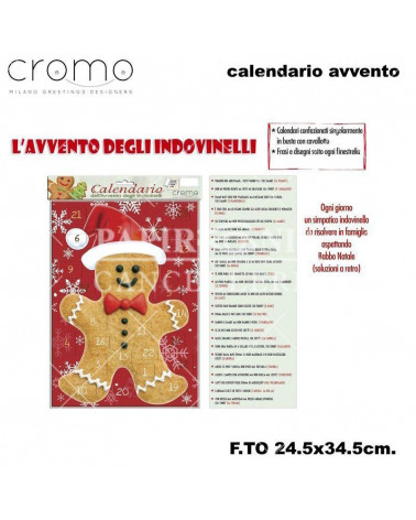 CROMO CALENDARIO AVVENTO INDOVINELLI NT.6925