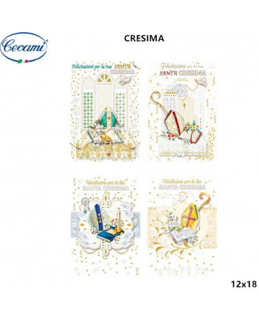 CECAMI BIGLIETTI SANTA CRESIMA FE10113SC [12PZ]