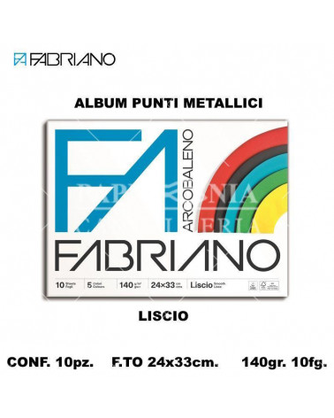 FABRIANO ALBUM ARCOBALENO 10FG.DISEGNO-COLORATI [10PZ]