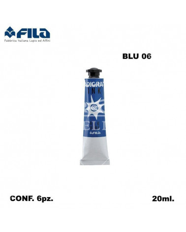 ADIGRAFIA INCHIOSTRO 20ML. BLU 06 [6PZ]