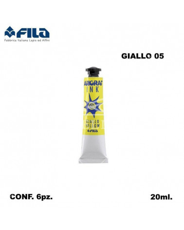 ADIGRAFIA INCHIOSTRO 20ML. GIALLO 05 [6PZ]