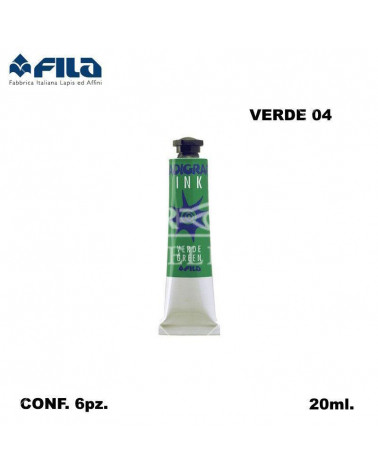 ADIGRAFIA INCHIOSTRO 20ML. VERDE 04 [6PZ]