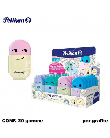 PELIKAN GOMMA SQUEEZY YOU 20PZ MATITA