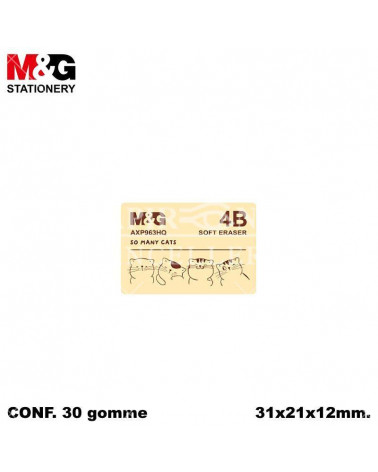 M&G GOMMA GIALLA 4B 31x21x12 [30PZ]