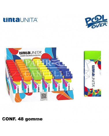 TINTA UNITA GOMMA TECNICA COLORATA [48PZ]